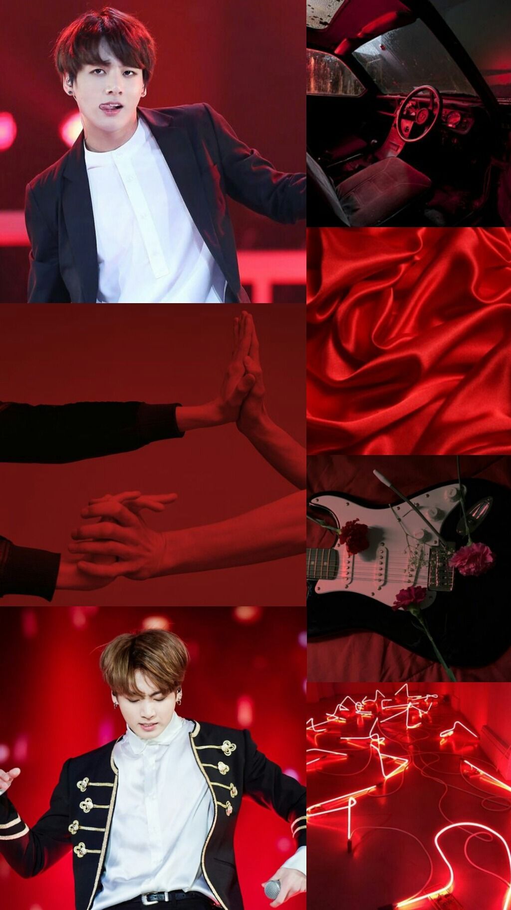 Jungkook Red Aesthetic Wallpapers Wallpaper Cave