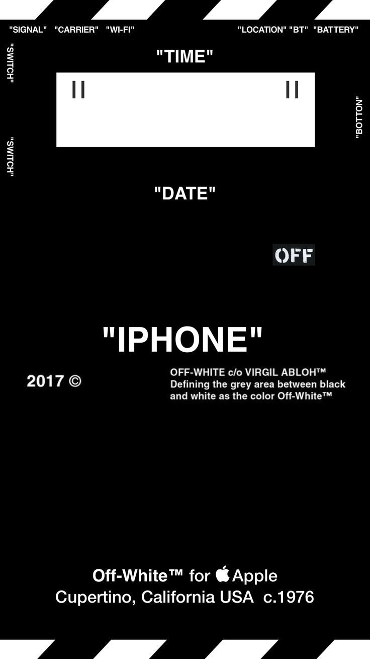 Off White iPhone X Wallpapers Wallpaper Cave
