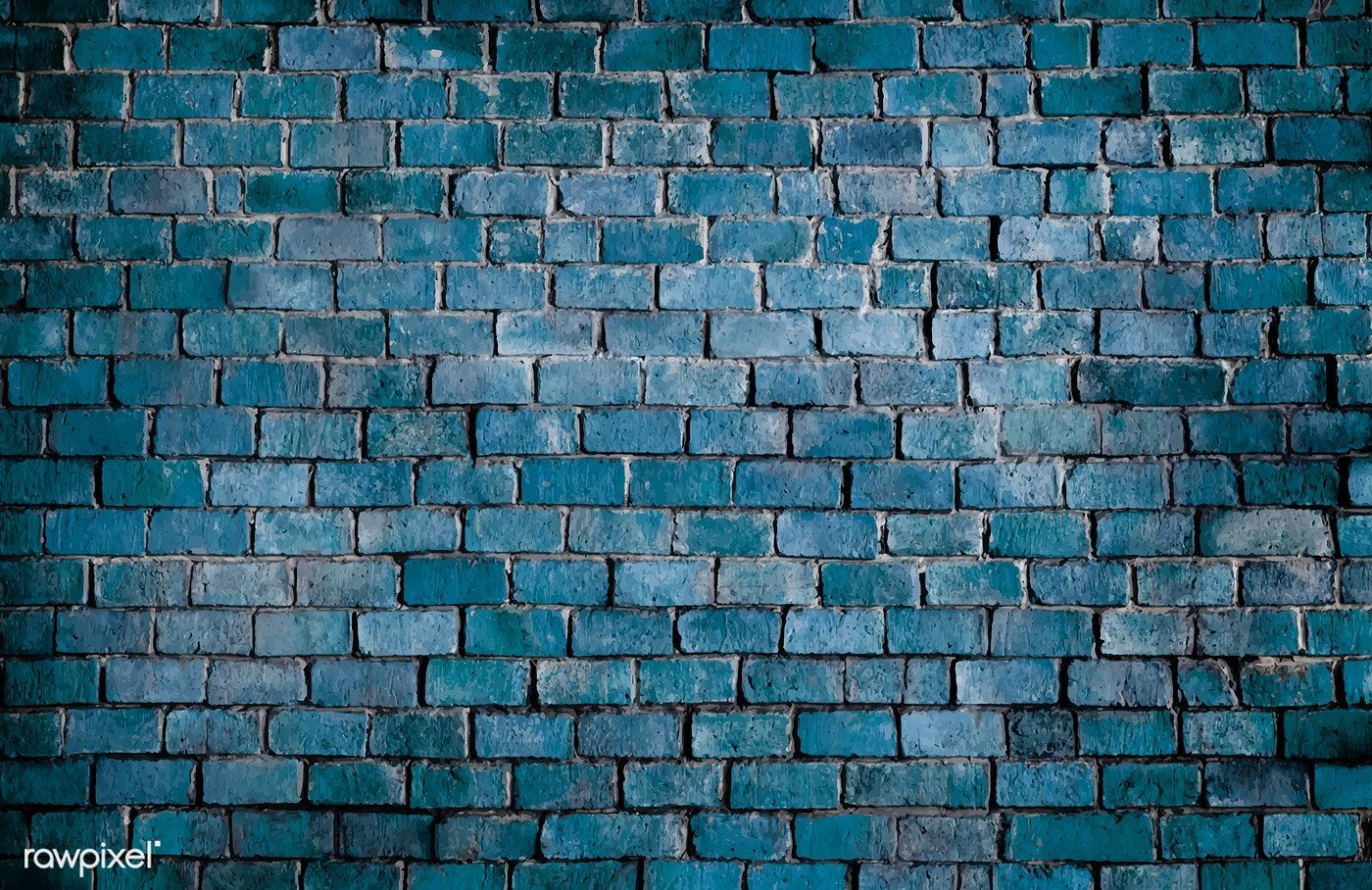 Neon Brick Design On Blue Wallpapers Wallpaper Cave