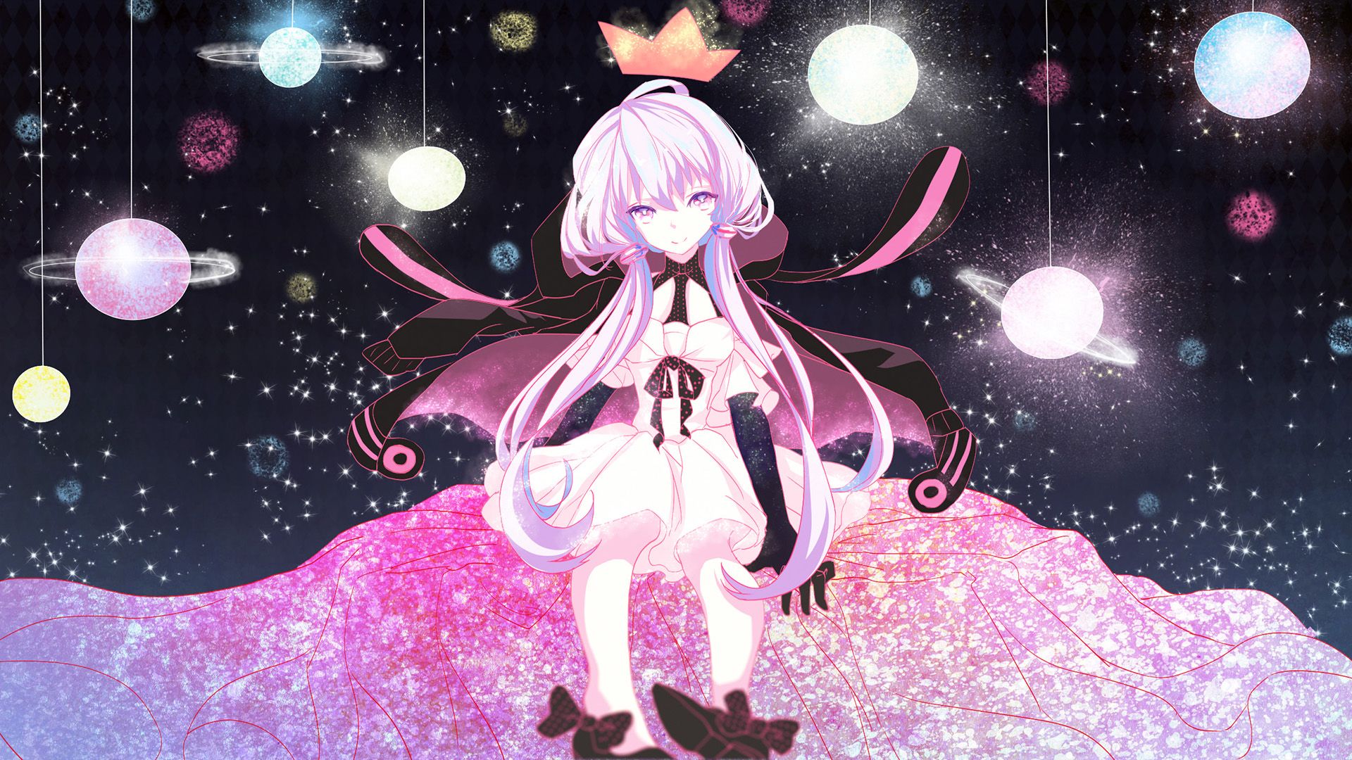 Pink Miku Desktop Wallpapers Wallpaper Cave