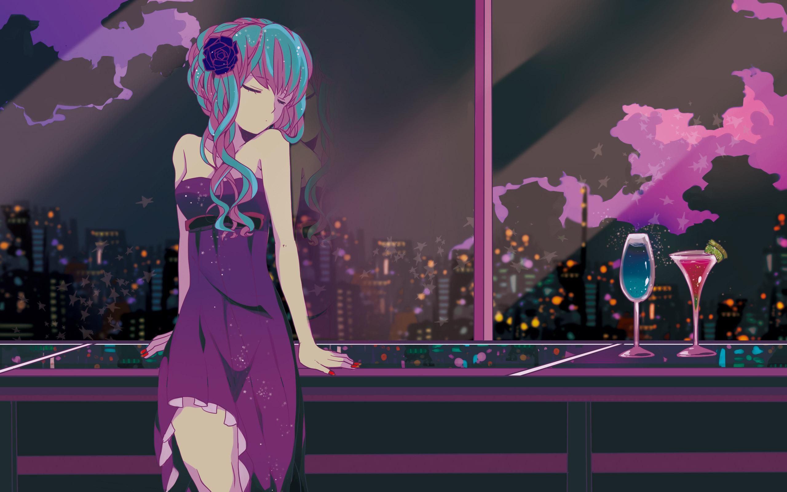 Pink Miku Desktop Wallpapers Wallpaper Cave