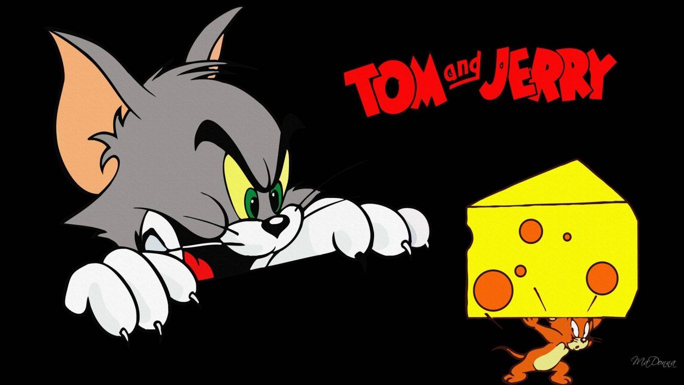 Tom And Jerry Black Wallpapers Wallpaper Cave