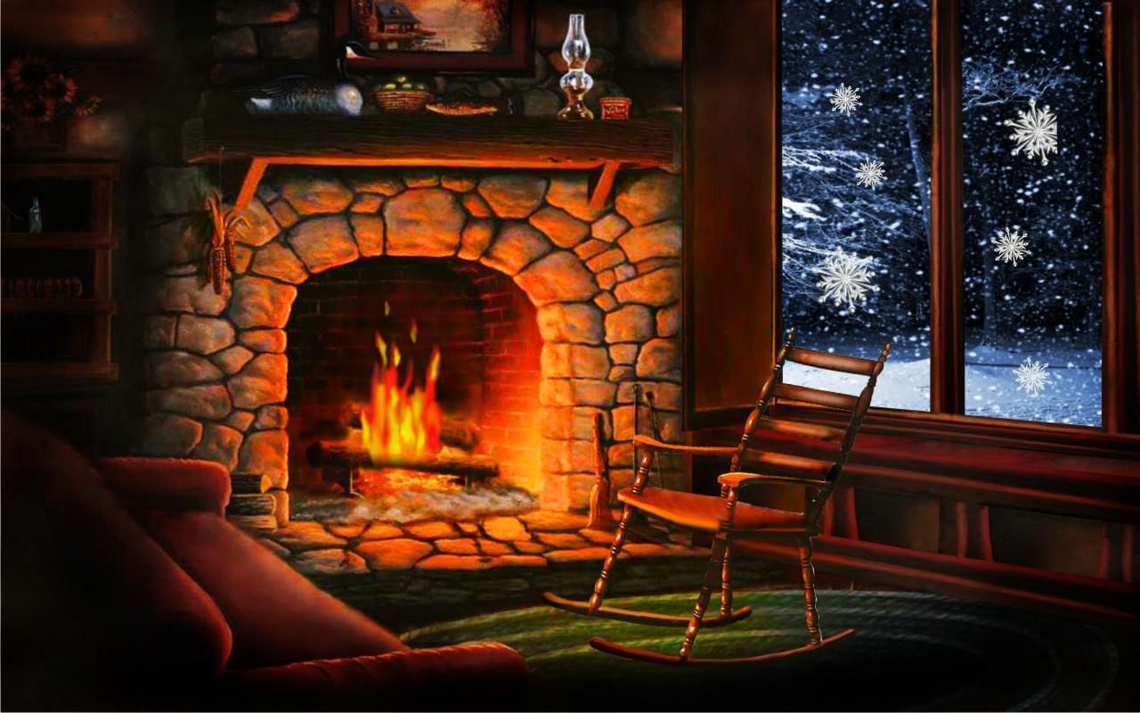 Fireplace Wallpaper Hd