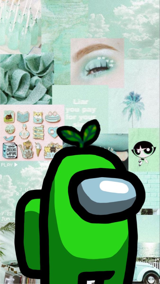 Among Us Kawaii Wallpapers Wallpaper Cave