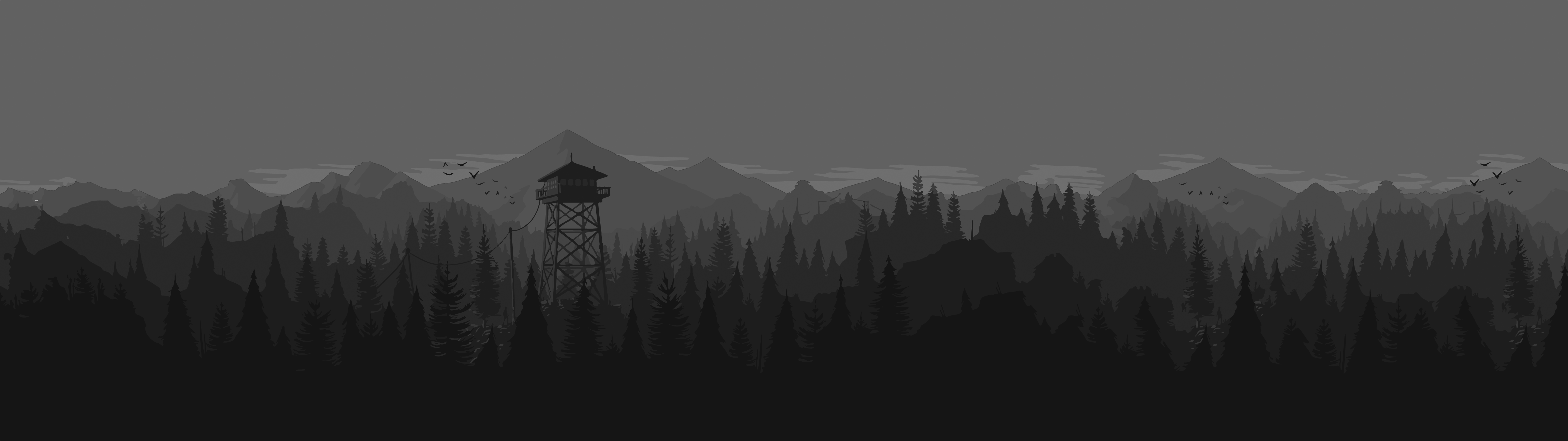 Black And White Fire Watch Tower Wallpapers Wallpaper Cave