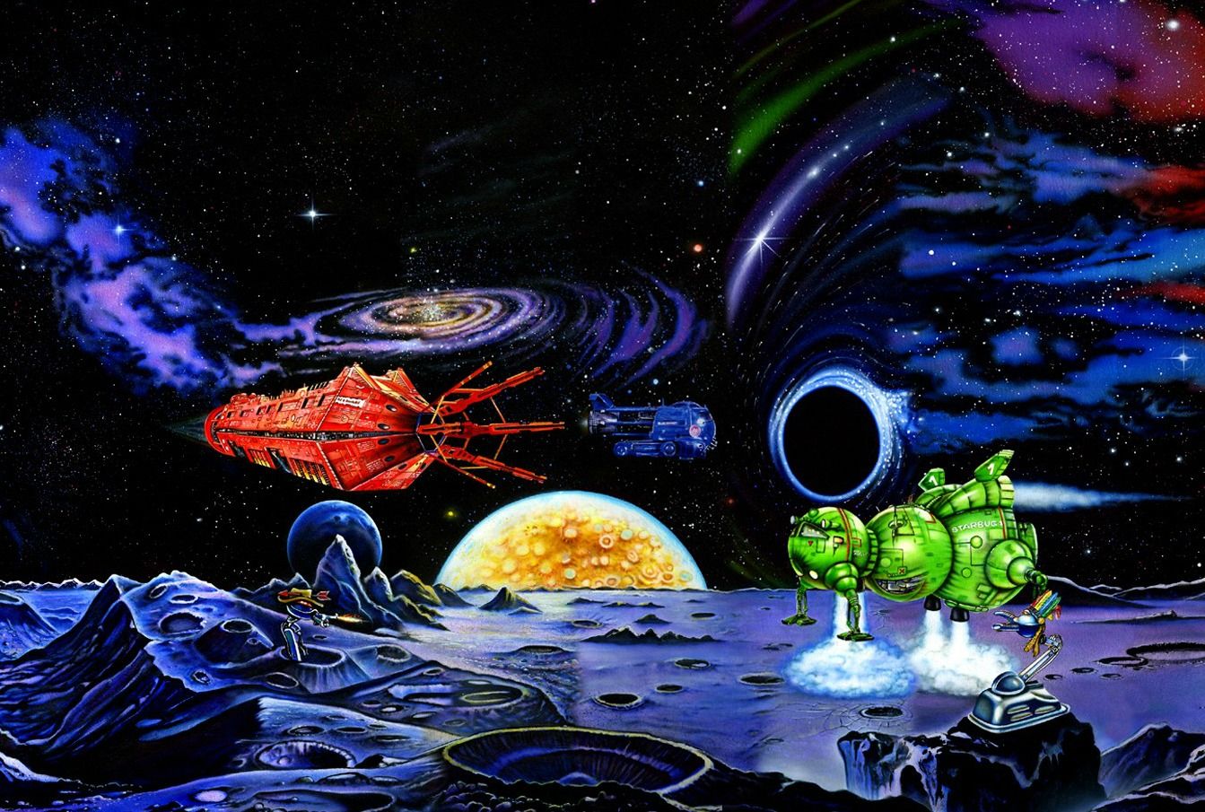 Spaceship Cartoon Wallpapers Wallpaper Cave