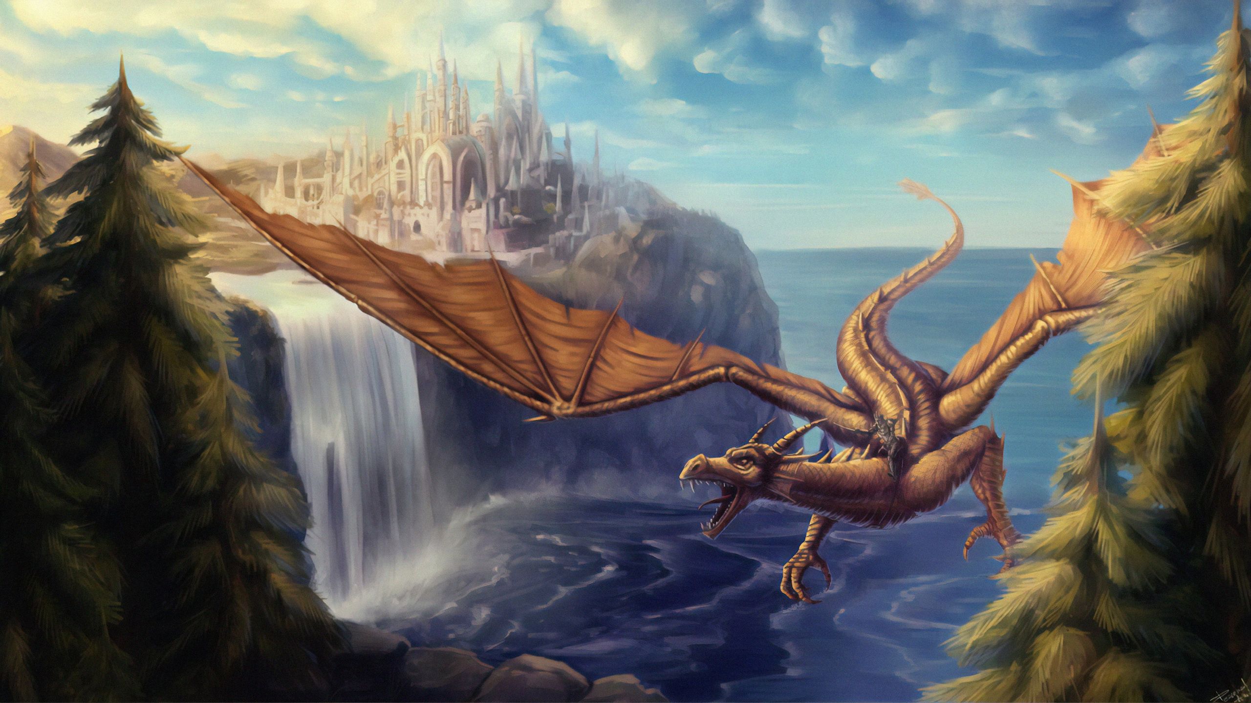 Dragon Rider Wallpapers Wallpaper Cave