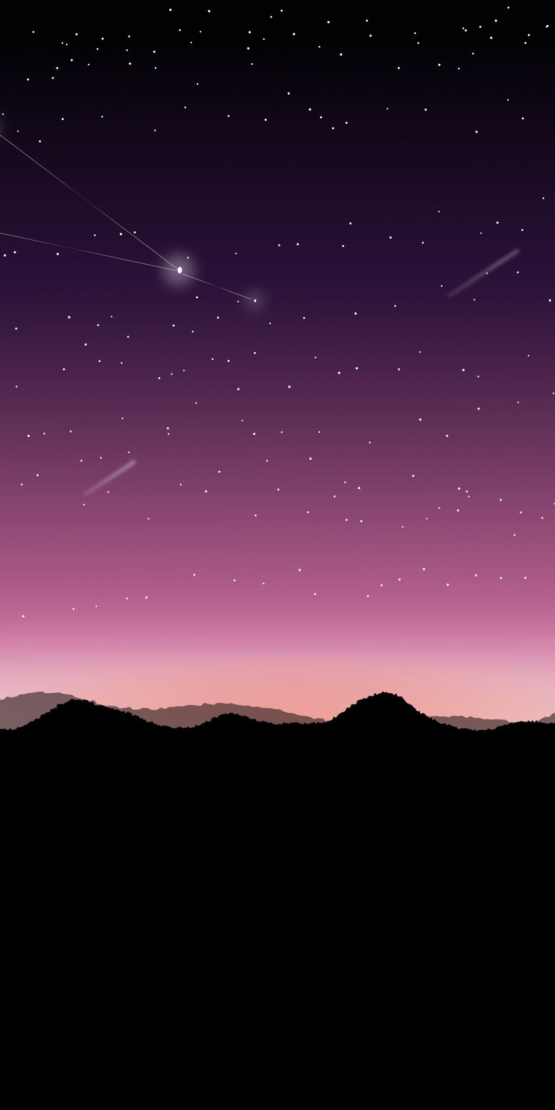 Minimal Night Sky Wallpapers Wallpaper Cave