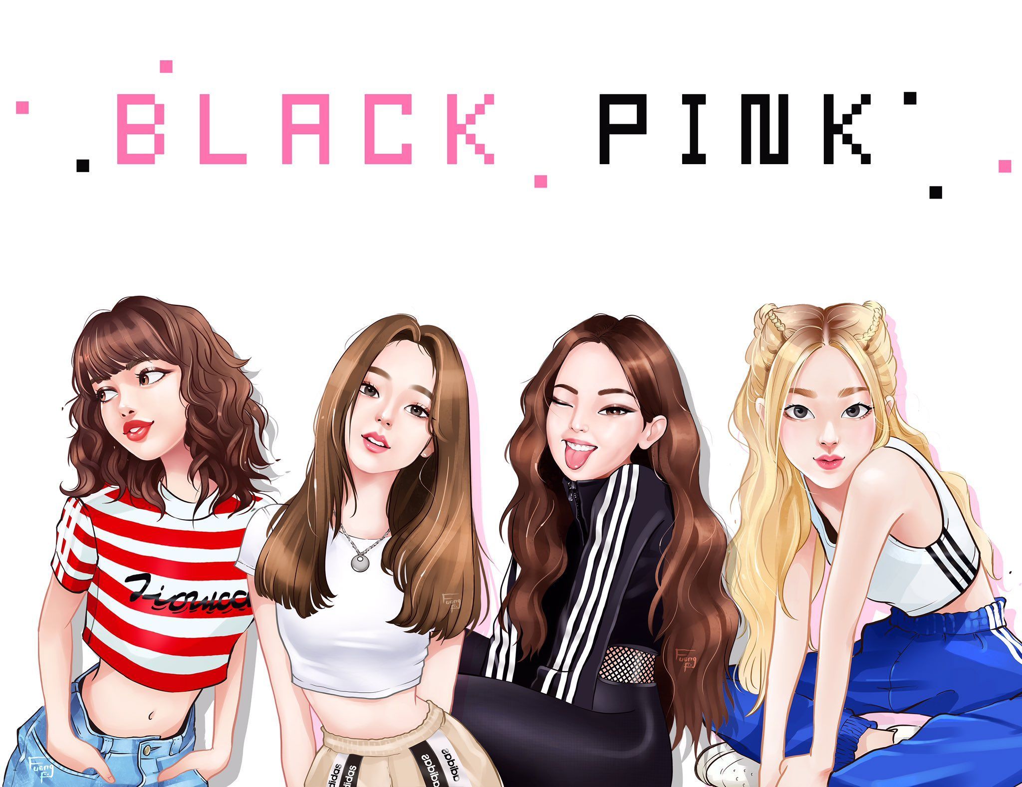 Blackpink Fanart Wallpapers Wallpaper Cave