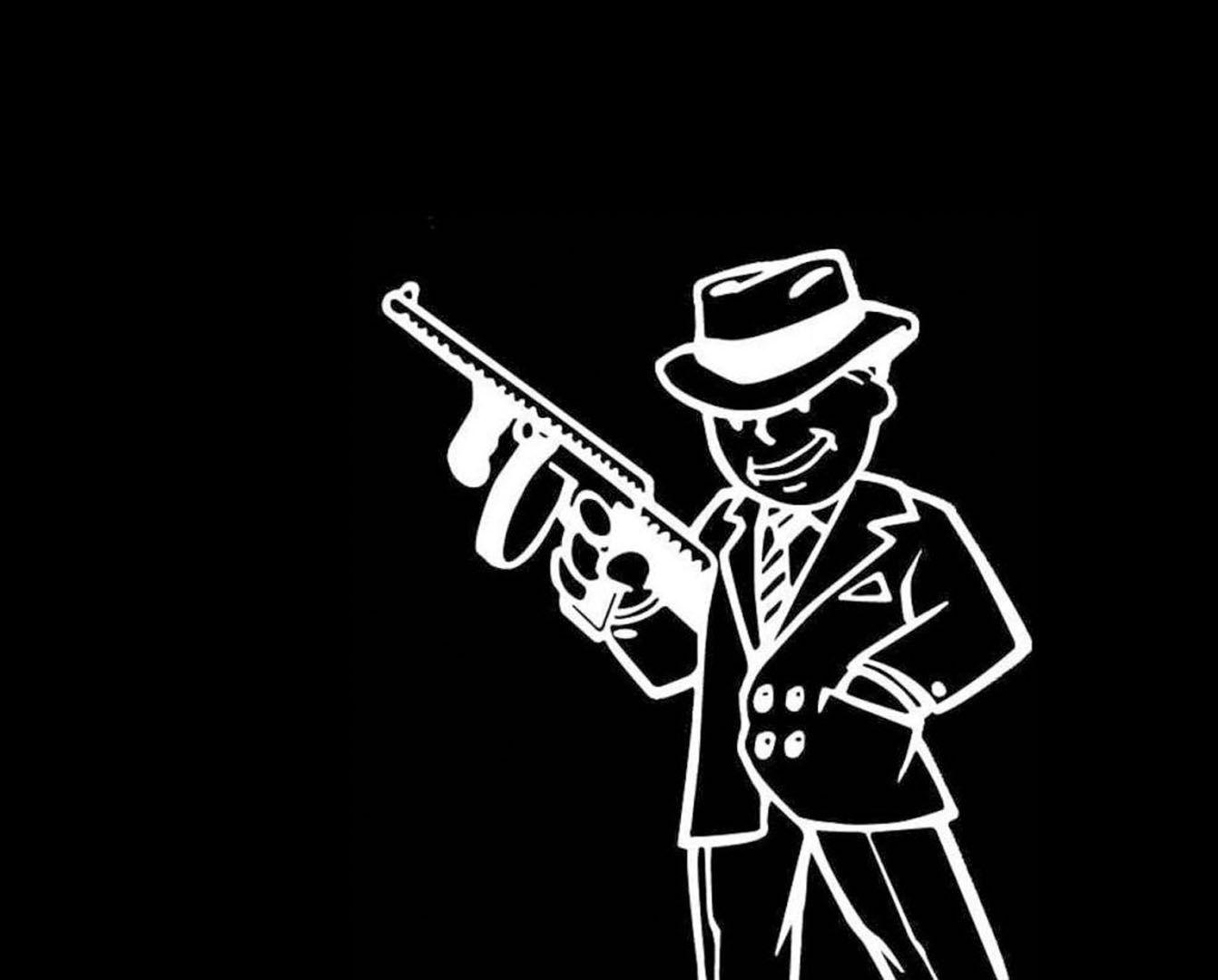 Gangster Vault Boy Wallpapers Wallpaper Cave