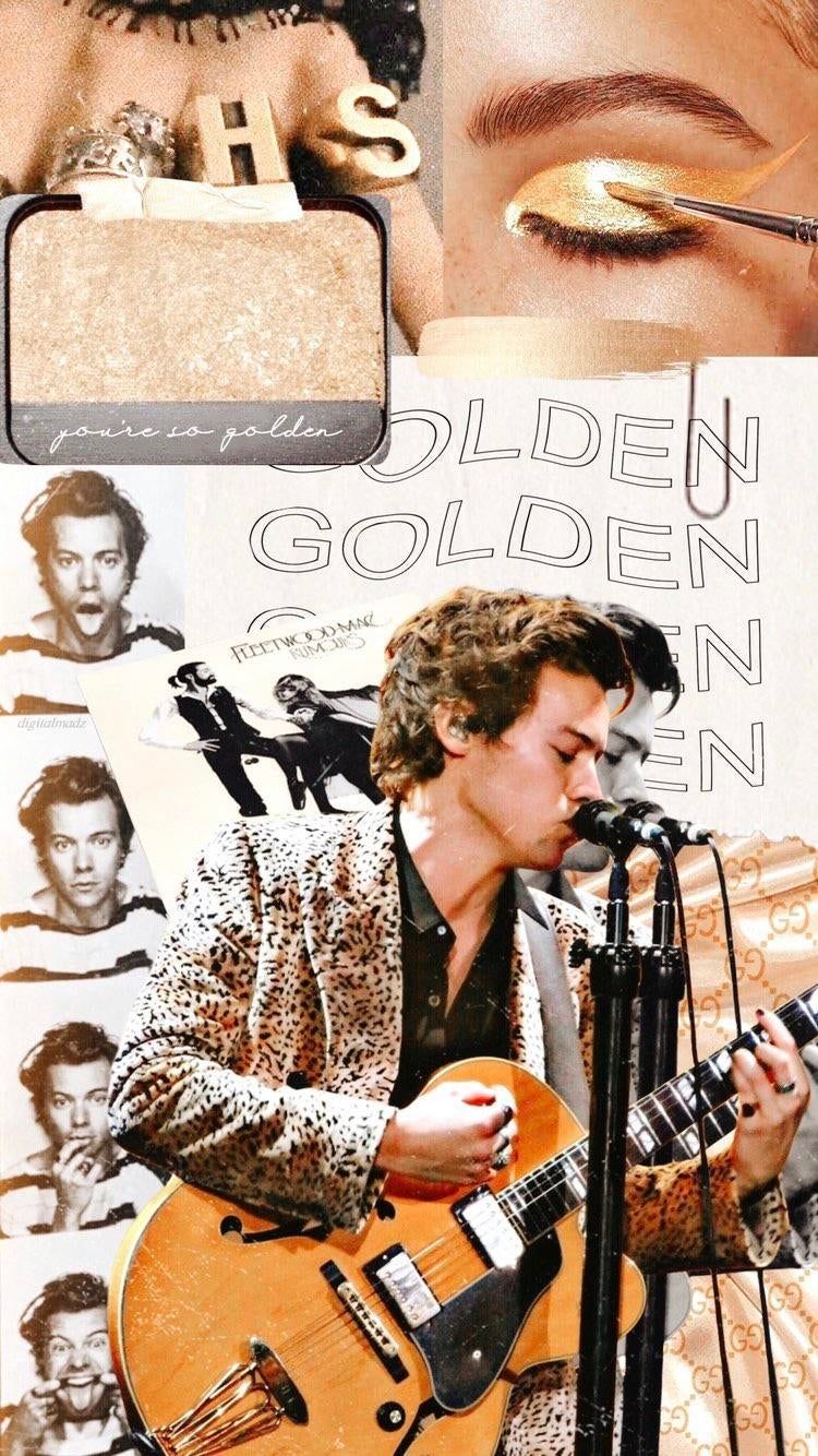 Golden Harry Styles Wallpapers Wallpaper Cave