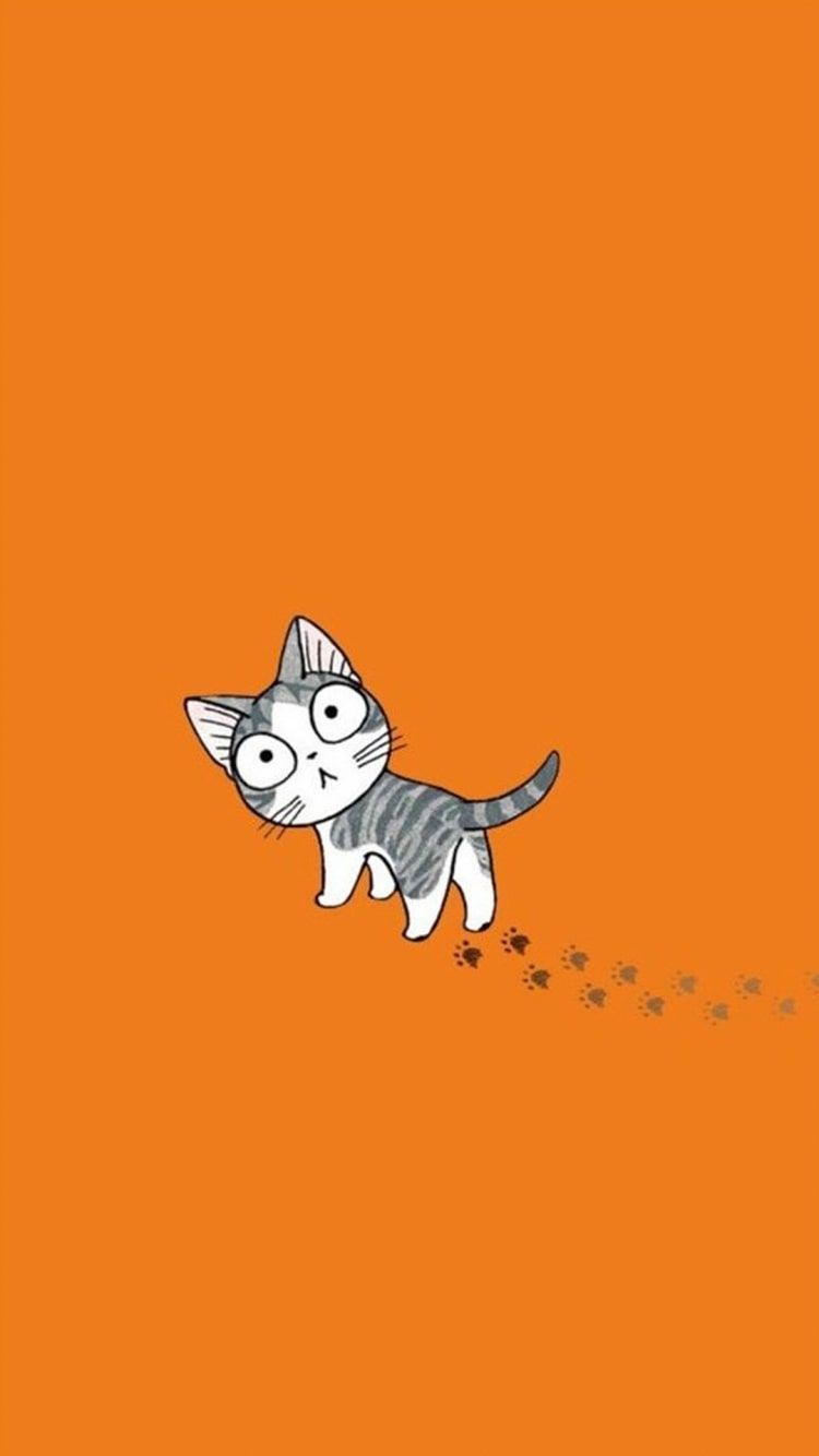 Cartoon Cat Mobile Wallpapers Wallpaper Cave