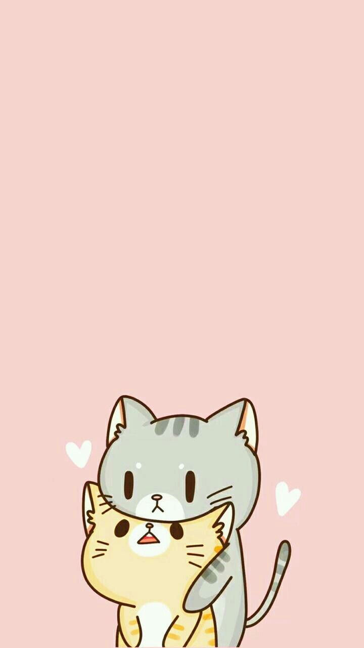 Cartoon Cat Mobile Wallpapers Wallpaper Cave
