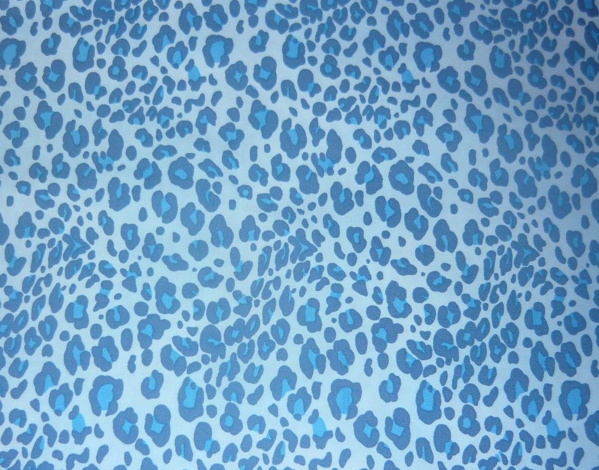 Blue Leopard Print Wallpapers Wallpaper Cave