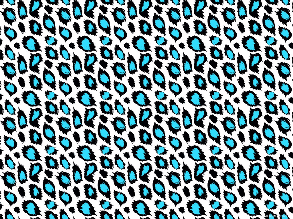 Blue Leopard Print Wallpapers Wallpaper Cave