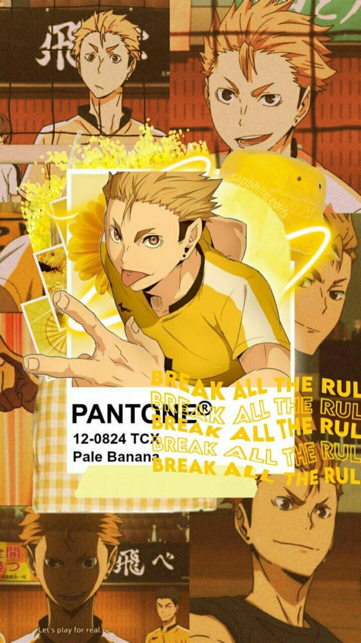 Yellow Aesthetic Anime Wallpapers Wallpaper Cave