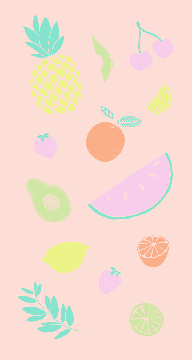 Cute Summer Fruit Wallpapers Wallpaper Cave
