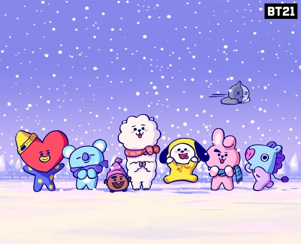 BT21 Characters Wallpapers Wallpaper Cave