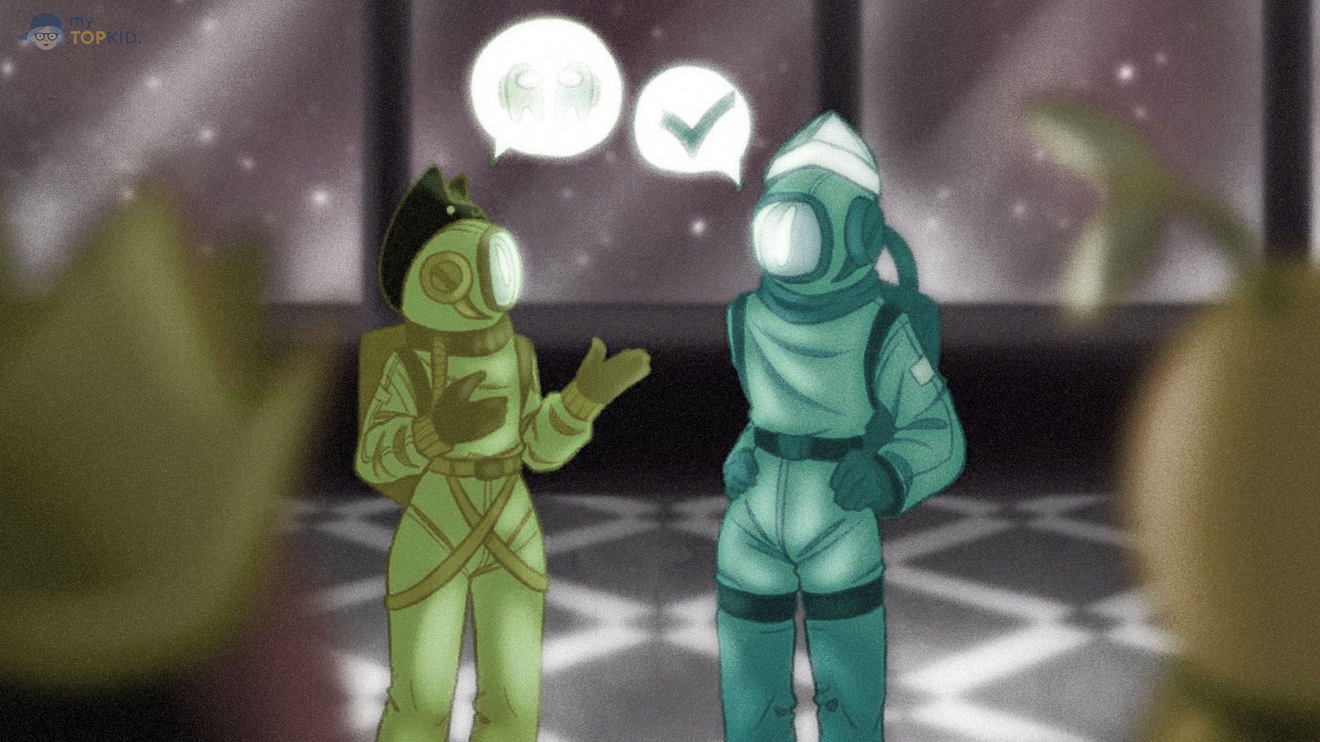 Green Among Us Wallpapers Wallpaper Cave