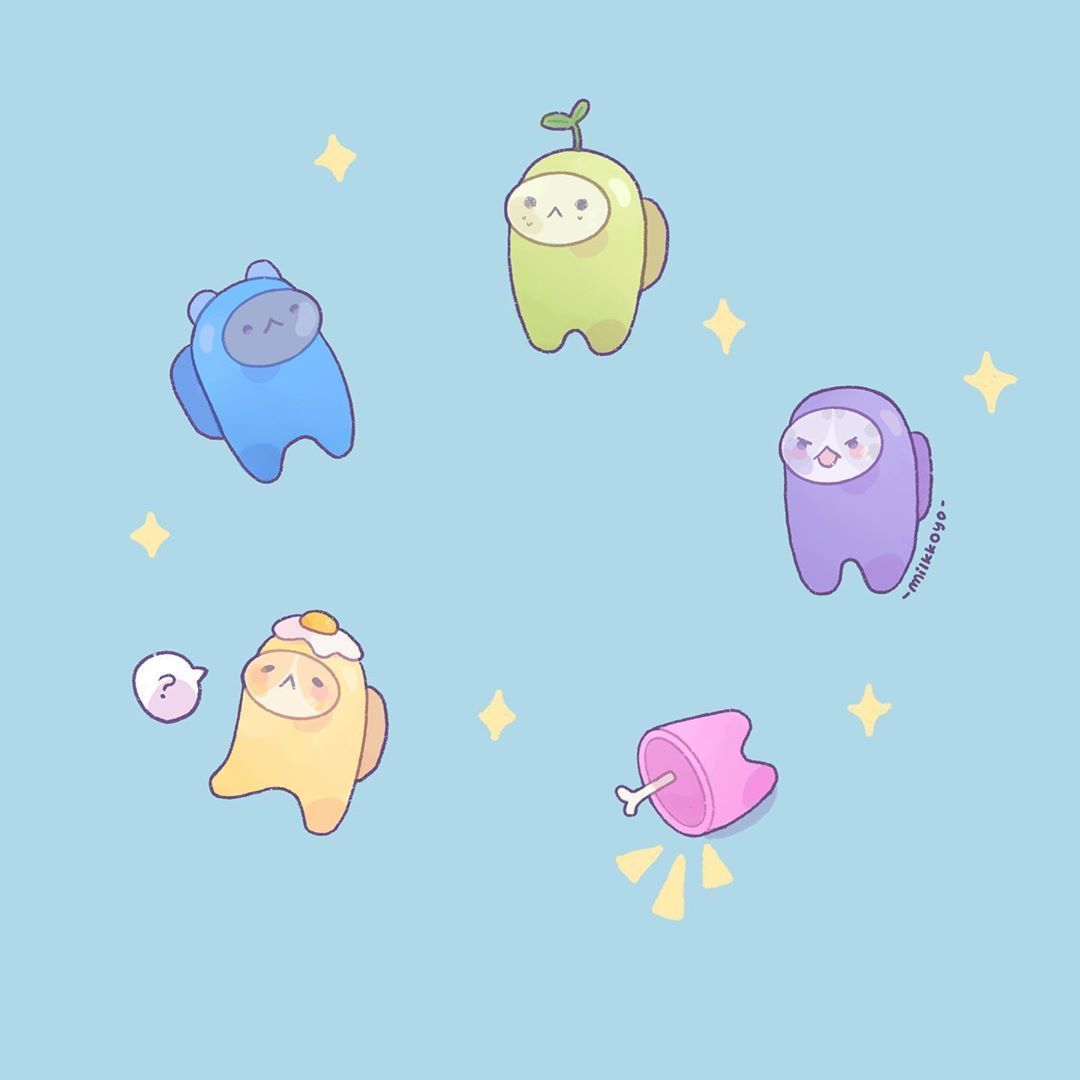 Among Us Purple Guy Wallpapers Wallpaper Cave