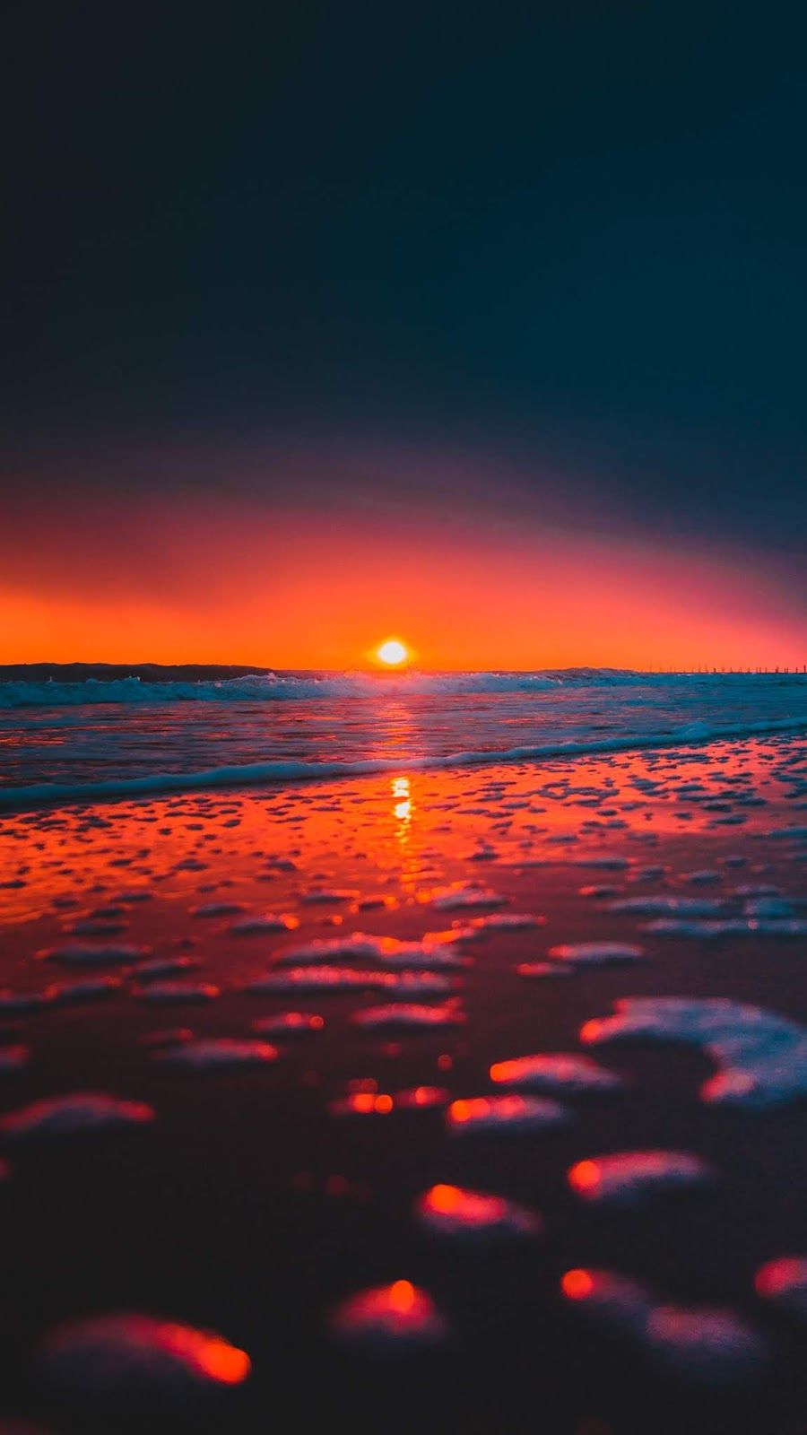 Sunset Beach Android Wallpapers Wallpaper Cave