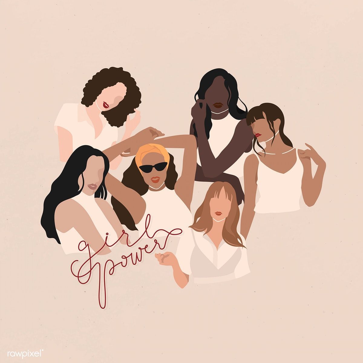 Women Illustrations Wallpapers Wallpaper Cave