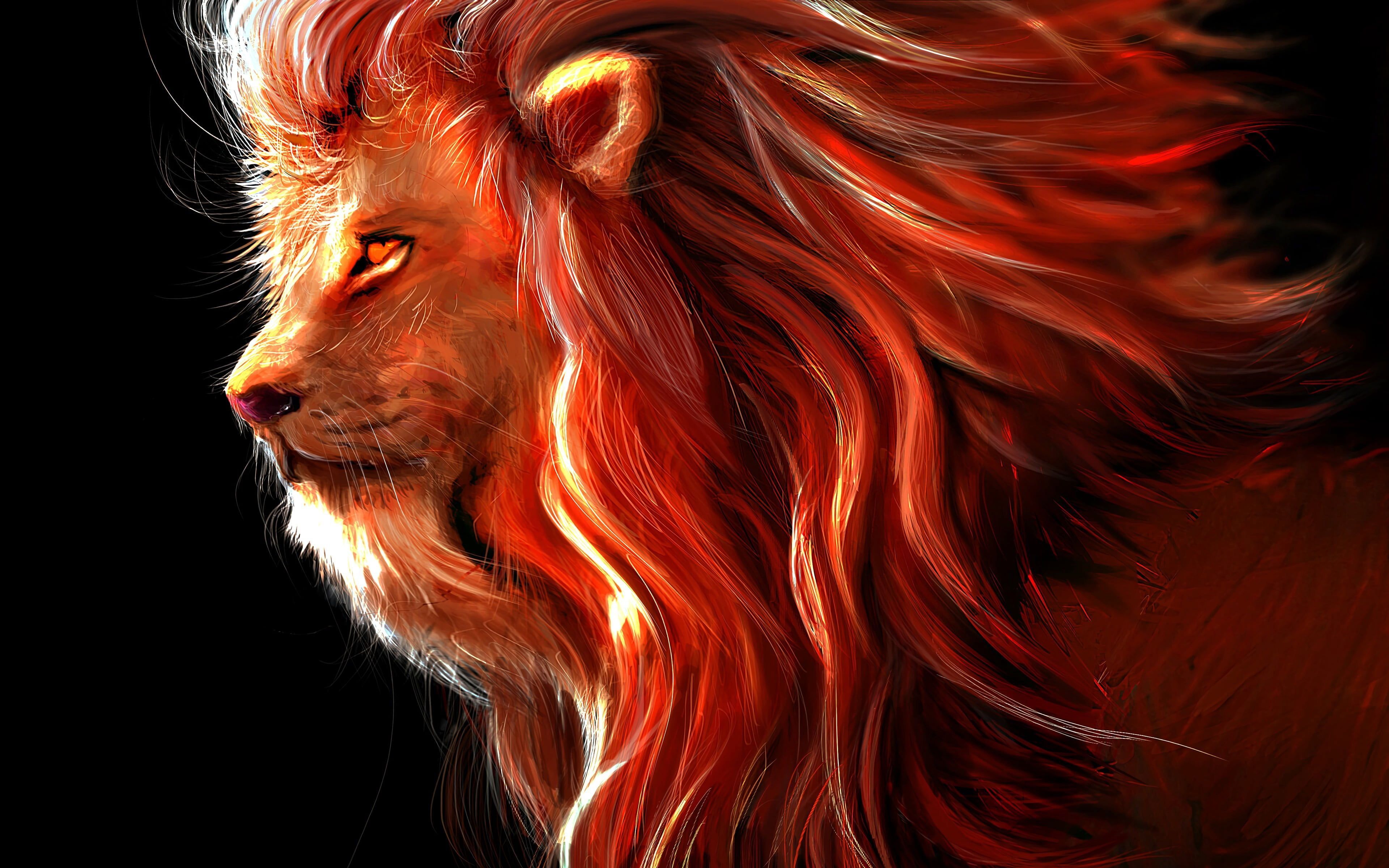 Lion Painting Ultra HD Wallpapers Wallpaper Cave