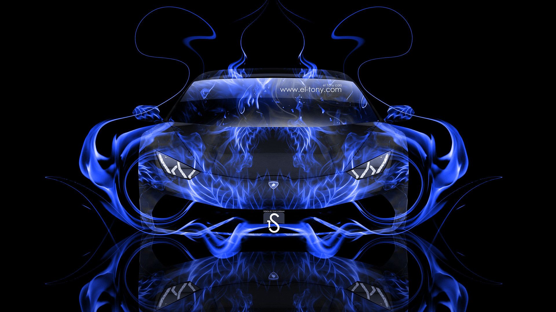 Blue Fire Cars Wallpapers Wallpaper Cave