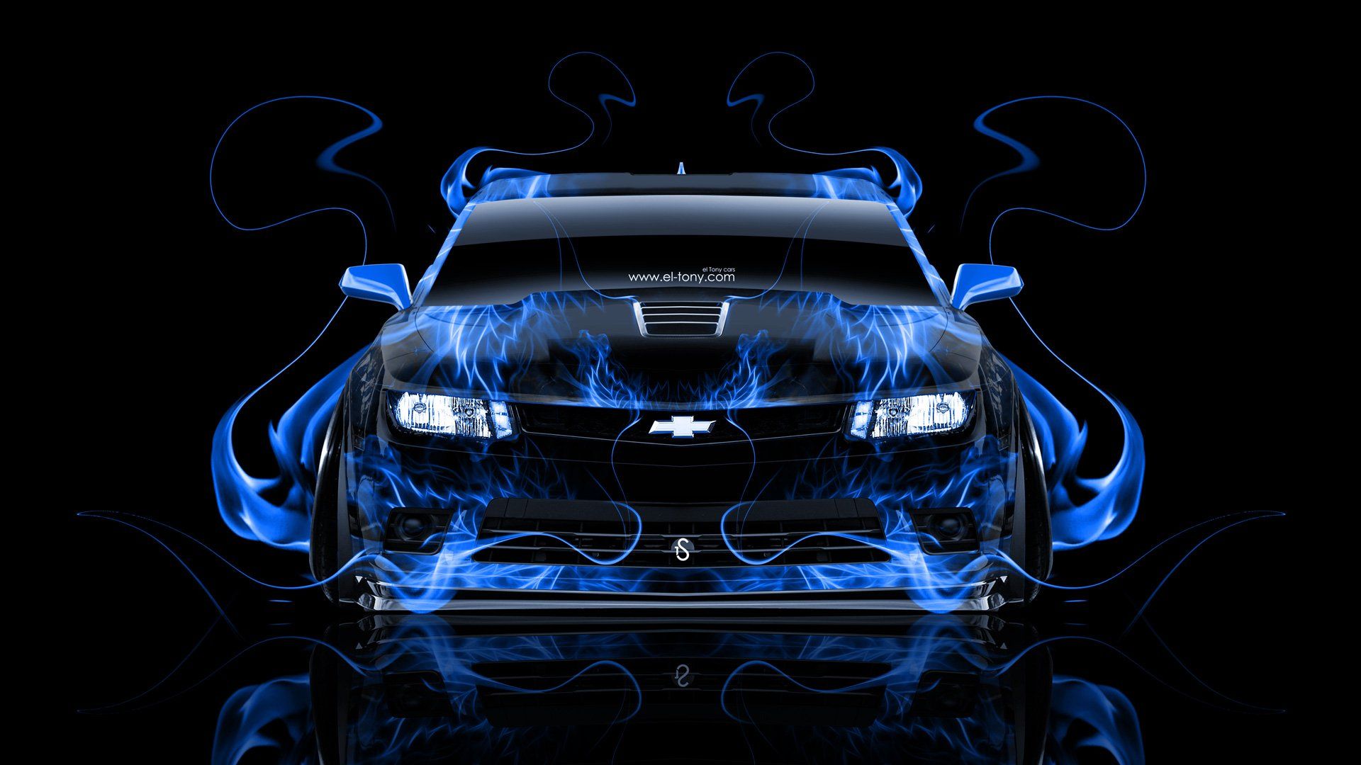 Blue Fire Cars Wallpapers Wallpaper Cave
