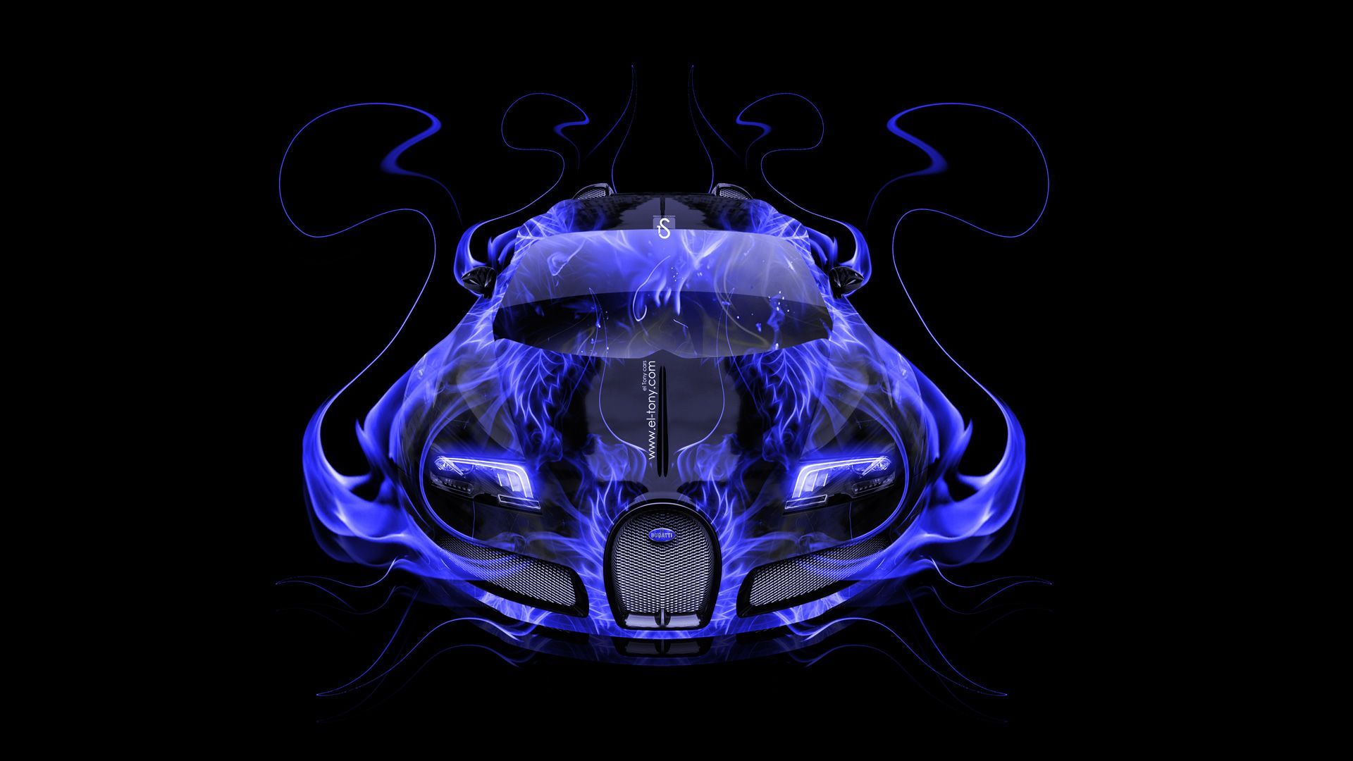 Blue Fire Cars Wallpapers Wallpaper Cave