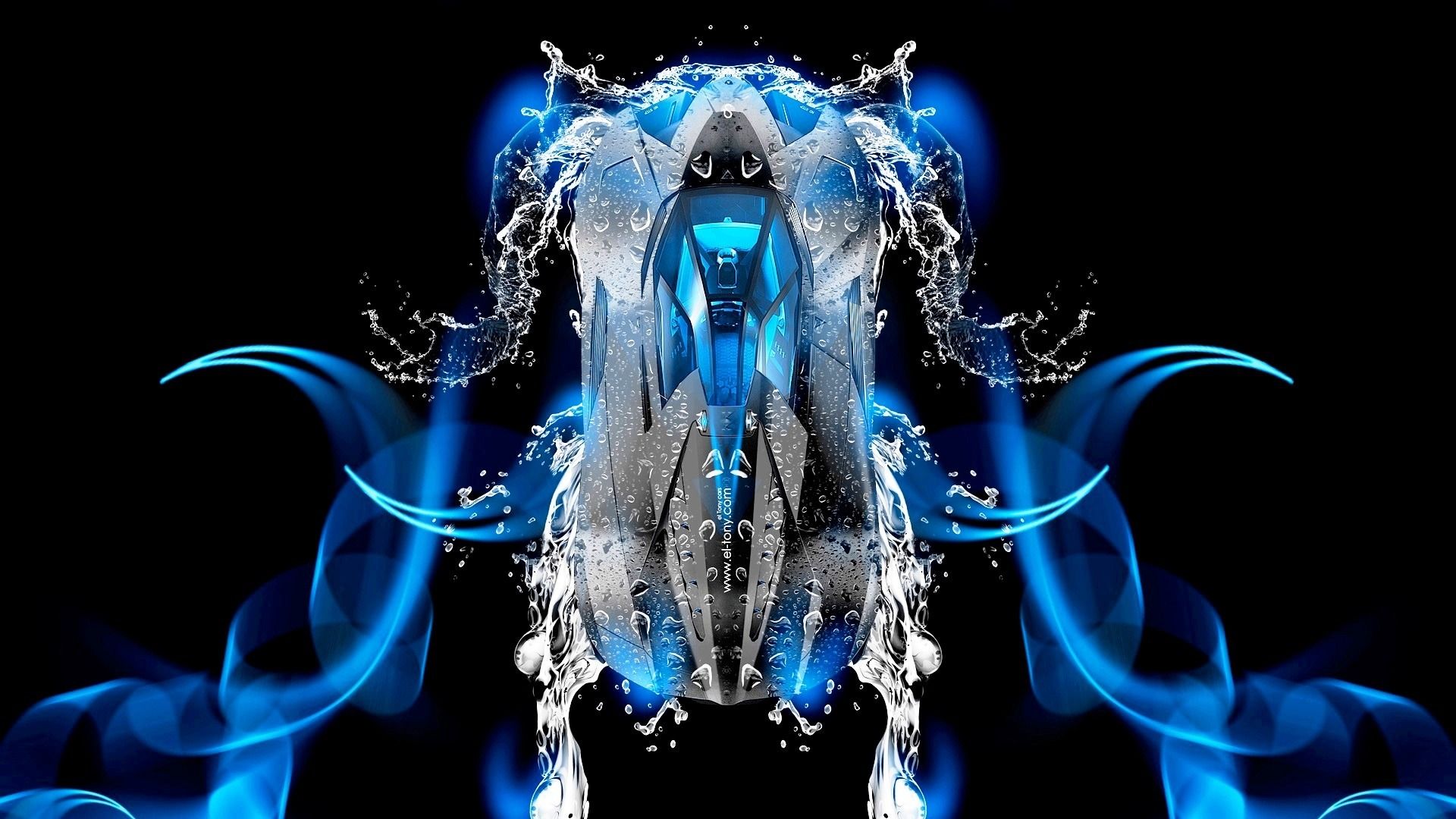 Blue Fire Cars Wallpapers Wallpaper Cave