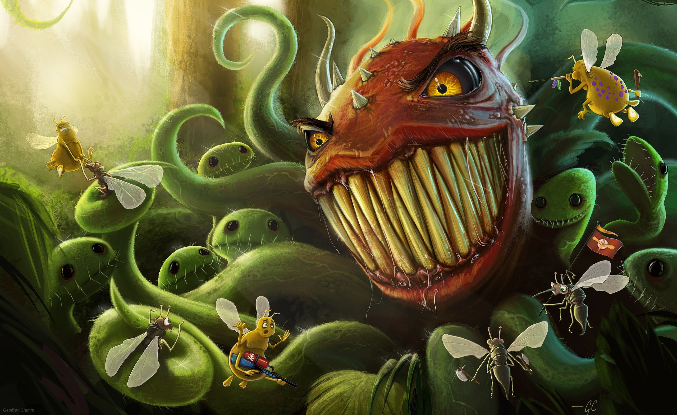 Scary Plants Wallpapers Wallpaper Cave