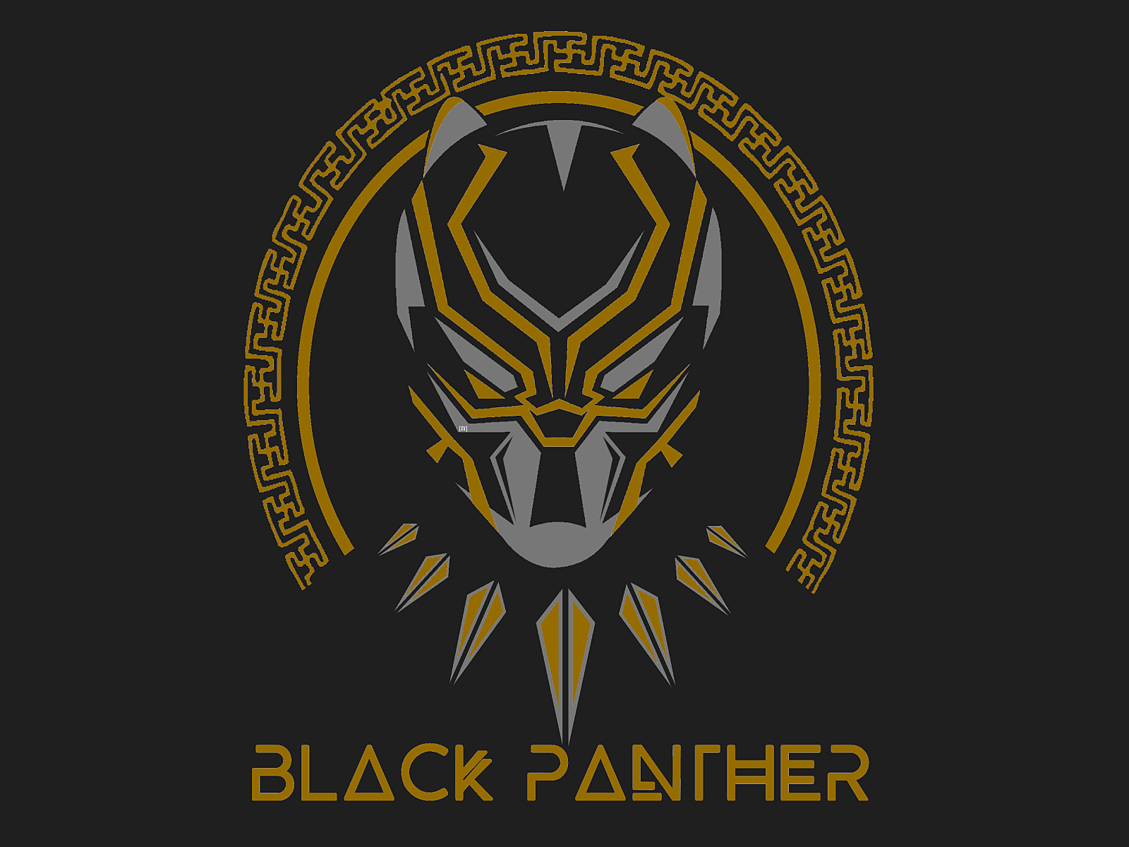 Black Panther Golden Wallpapers Wallpaper Cave