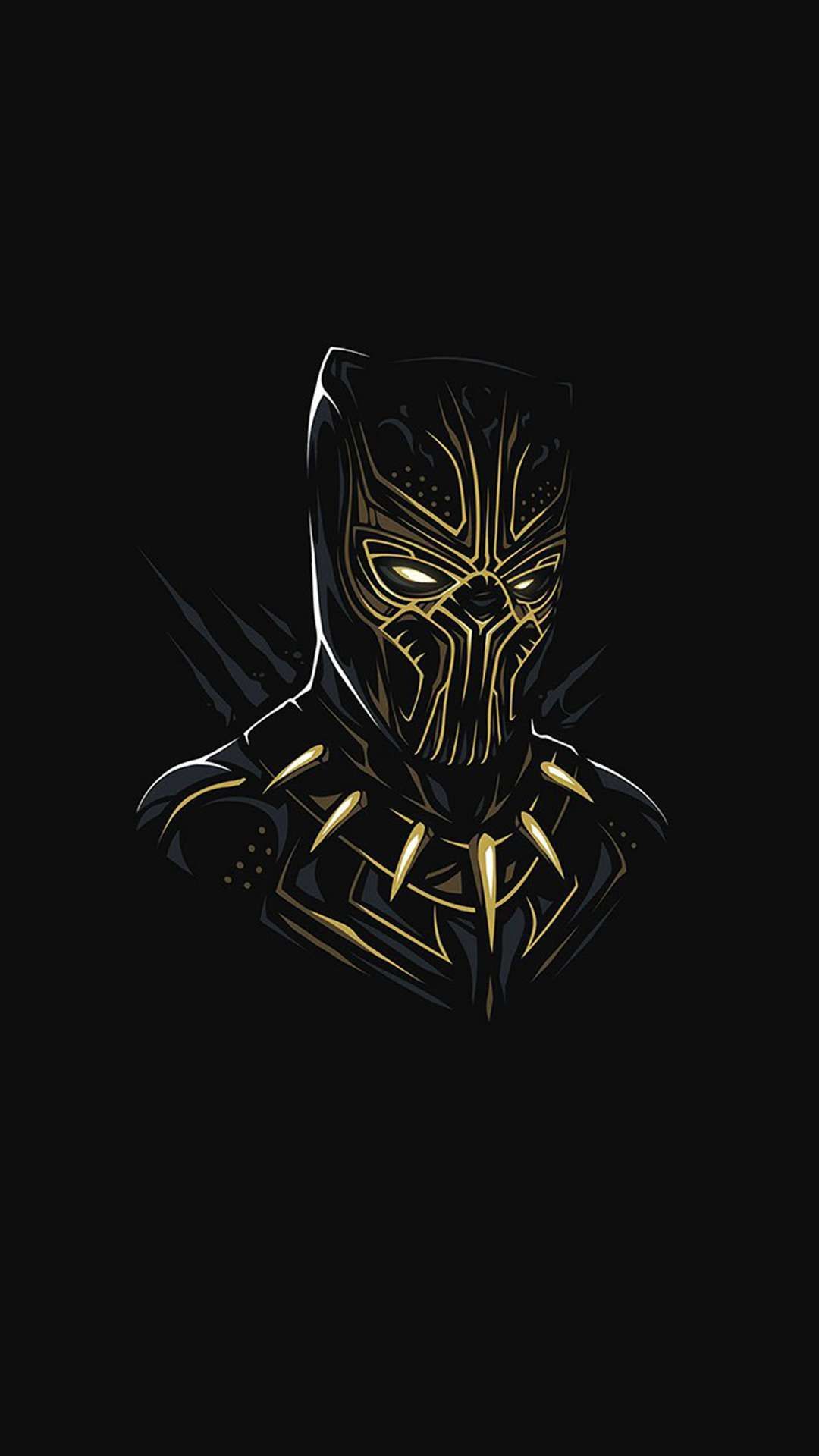 Black Panther Golden Wallpapers Wallpaper Cave