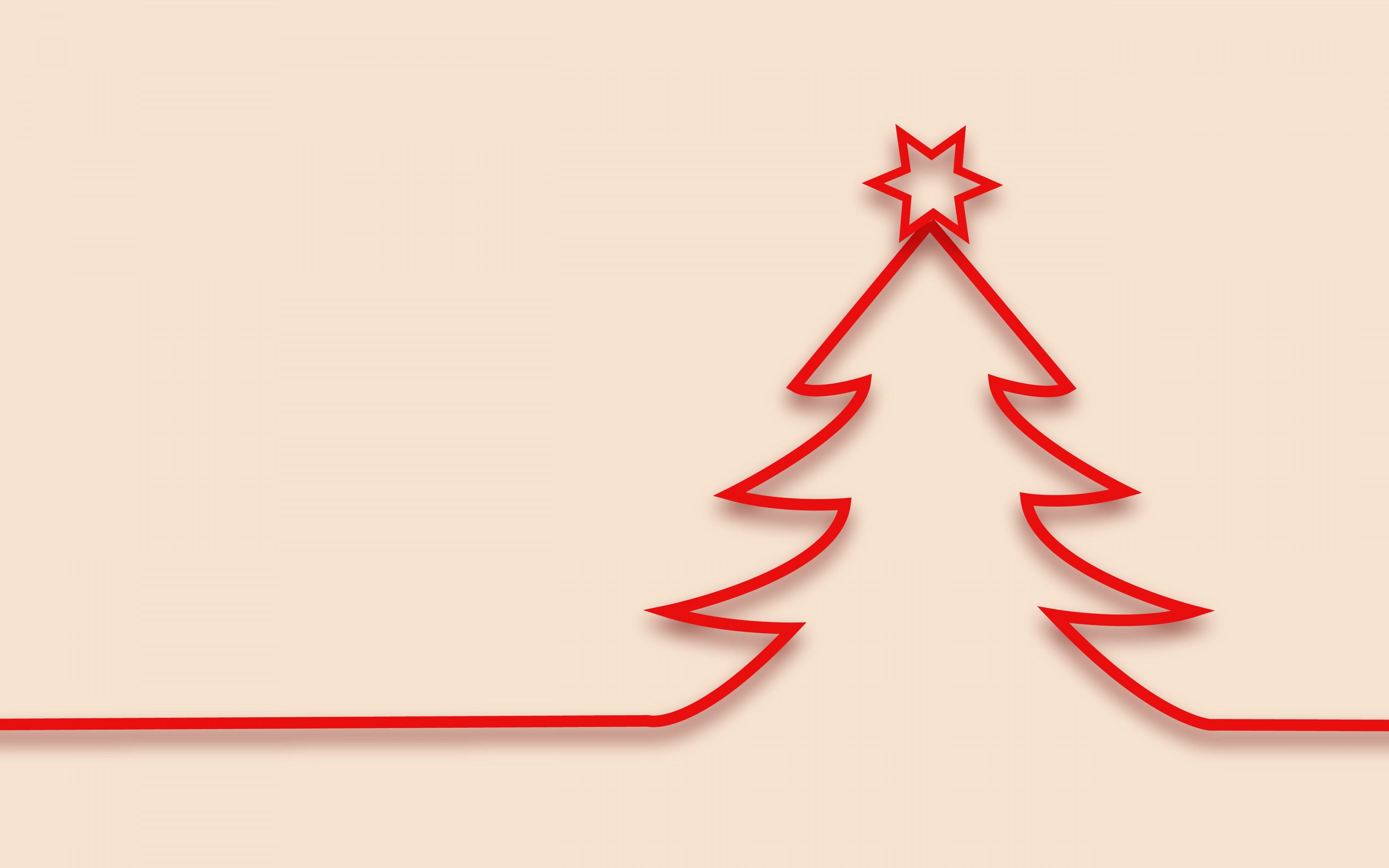Minimalistic Christmas Wallpapers Wallpaper Cave