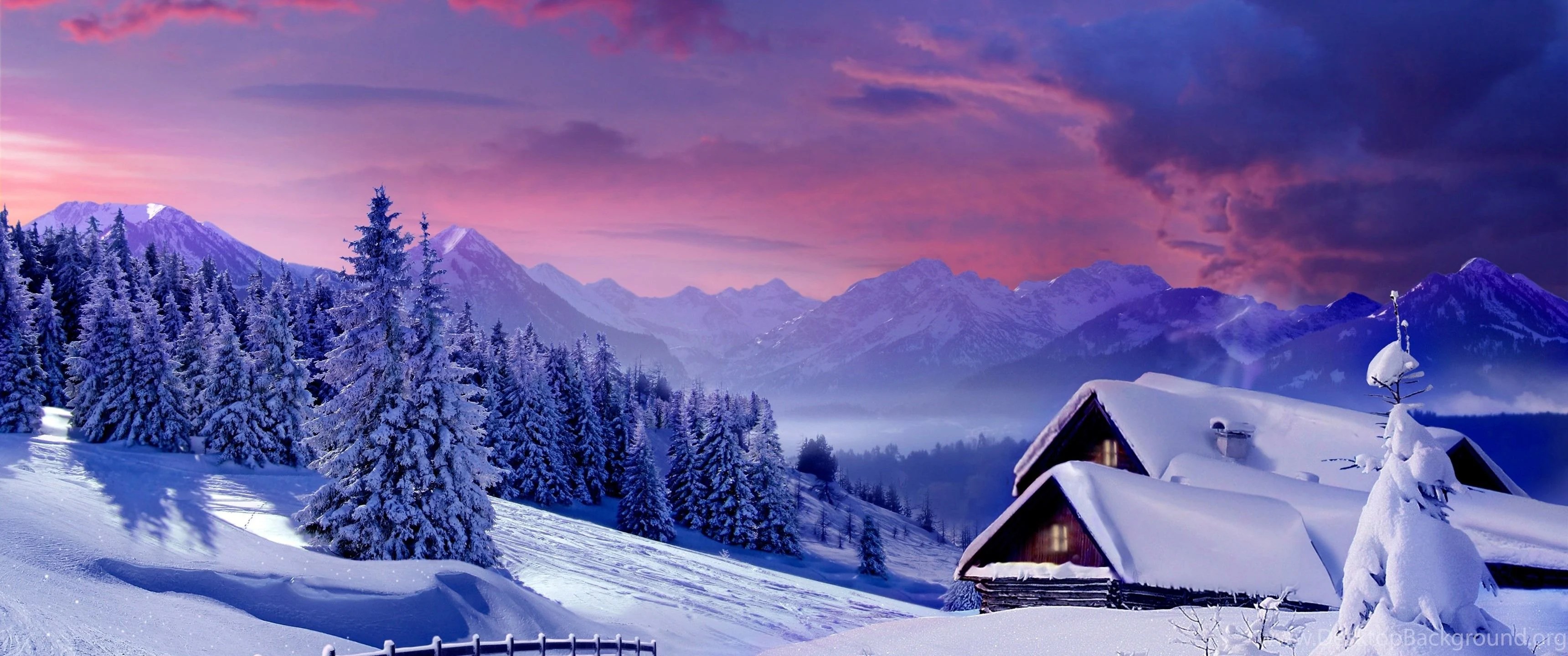 Winter Widescreen Desktop Wallpaper