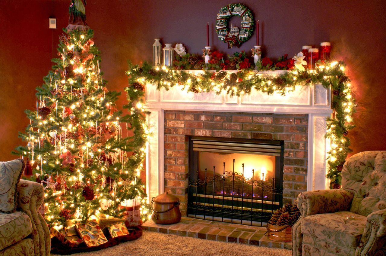 Christmas Inside Home Wallpapers Wallpaper Cave