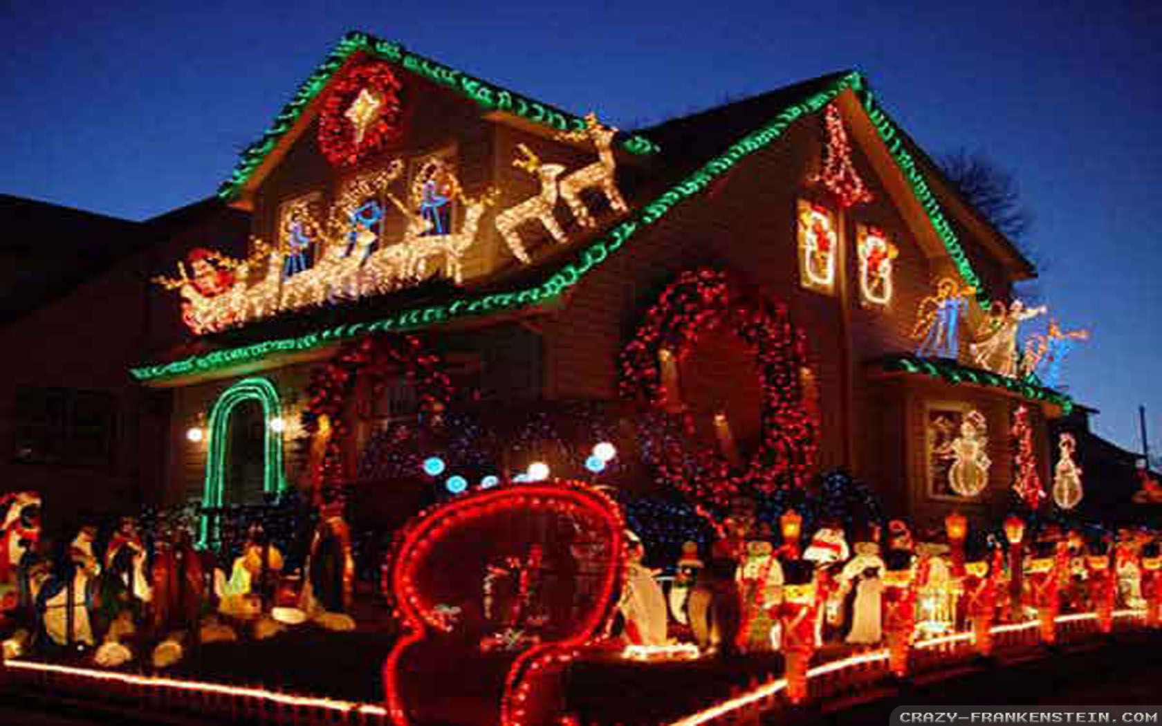 Christmas Porch Decorations Wallpapers Wallpaper Cave