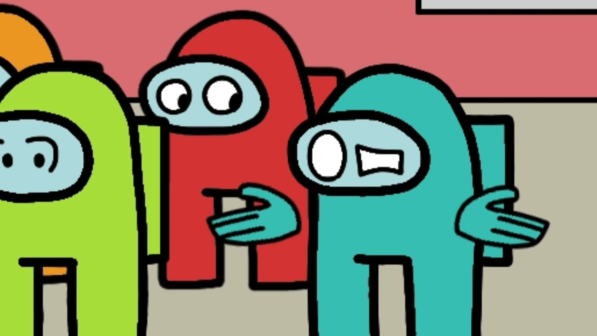 Cyan Among Us Wallpapers Wallpaper Cave