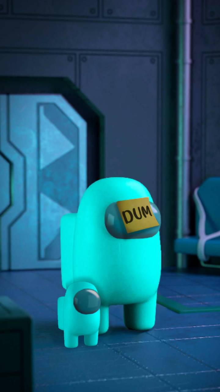 Cyan Among Us Wallpapers Wallpaper Cave