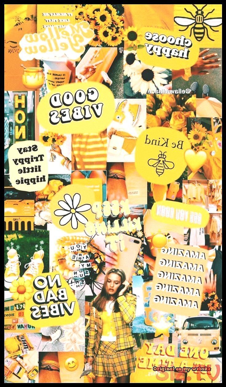 Yellow Collage Wallpaper