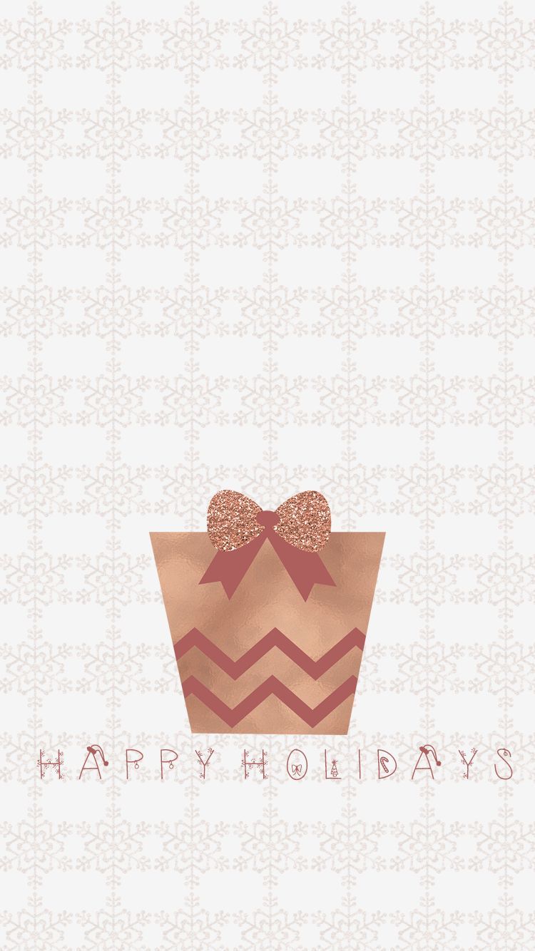 Christmas Rose Gold Wallpapers Wallpaper Cave