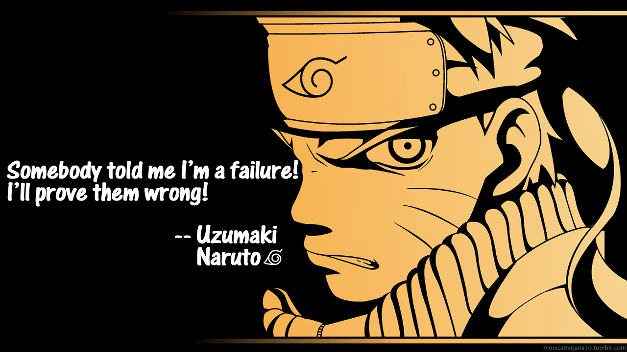 Naruto Quote Wallpapers Wallpaper Cave
