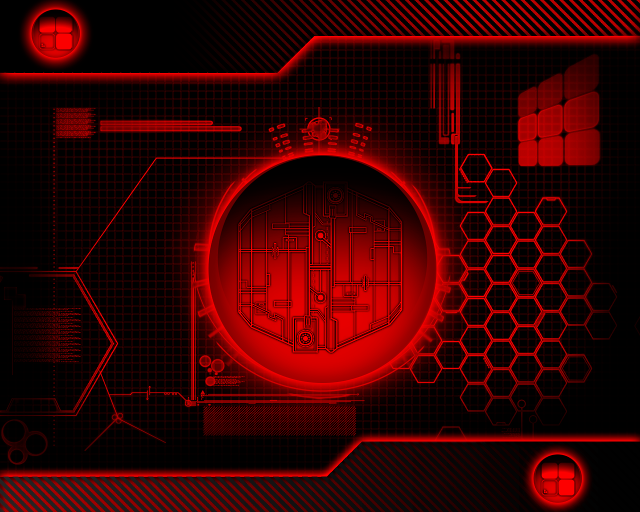 Red Tech Wallpapers Wallpaper Cave