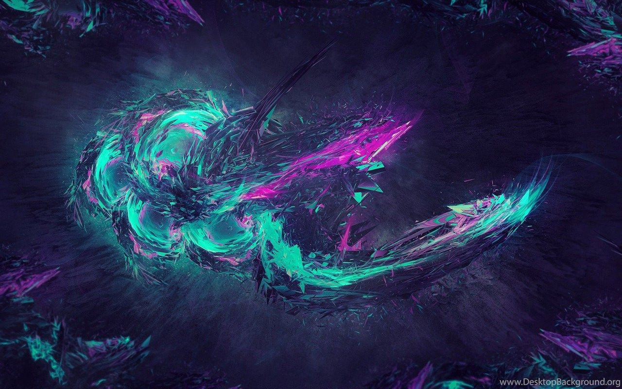 Black And Blue Shards Wallpapers Wallpaper Cave