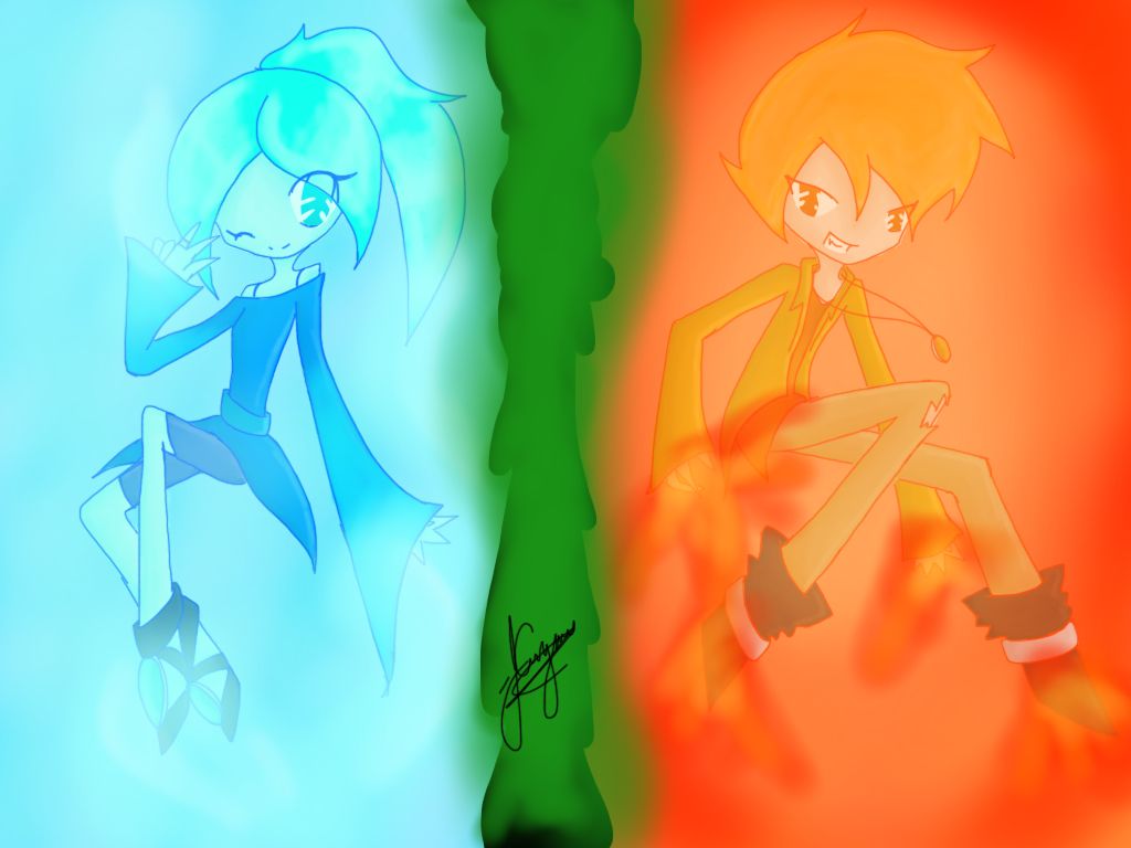 Fireboy And Watergirl Wallpapers Wallpaper Cave