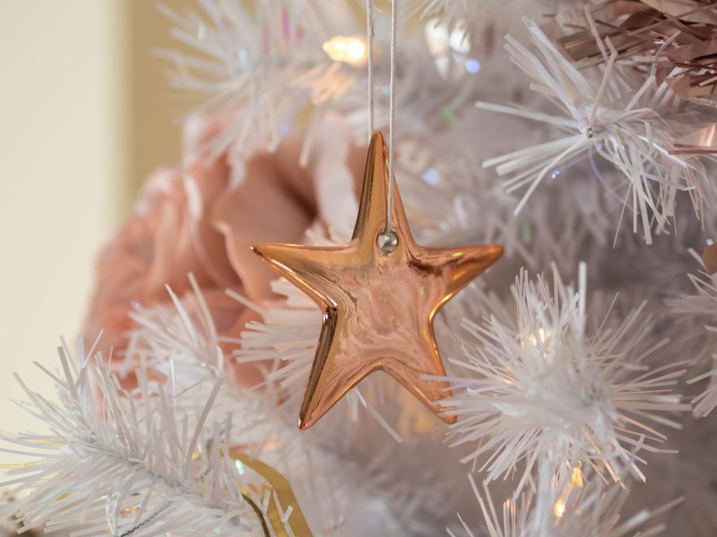 Christmas Rose Gold Wallpapers Wallpaper Cave