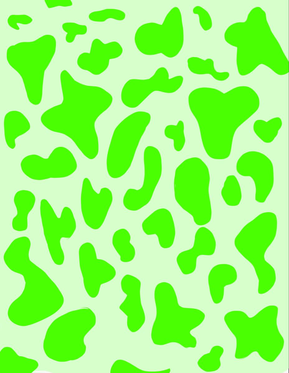 Green Cow Print Wallpapers Wallpaper Cave