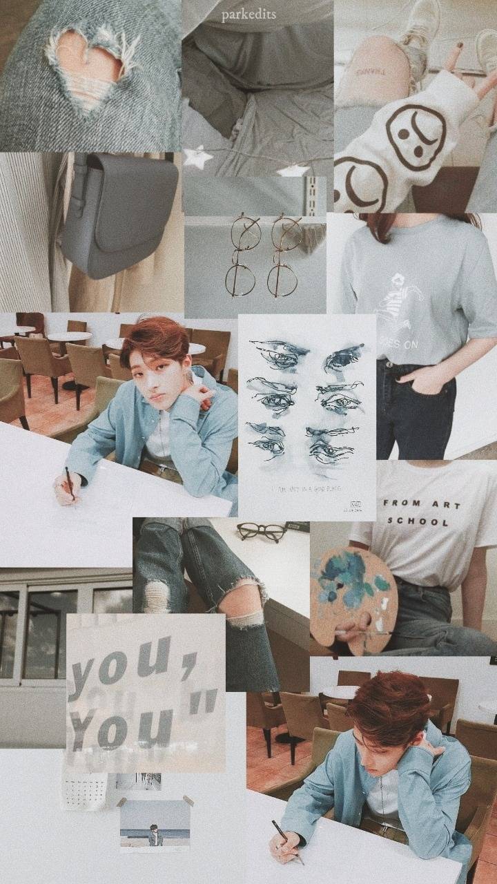 Grey Collage Aesthetic Wallpapers Wallpaper Cave