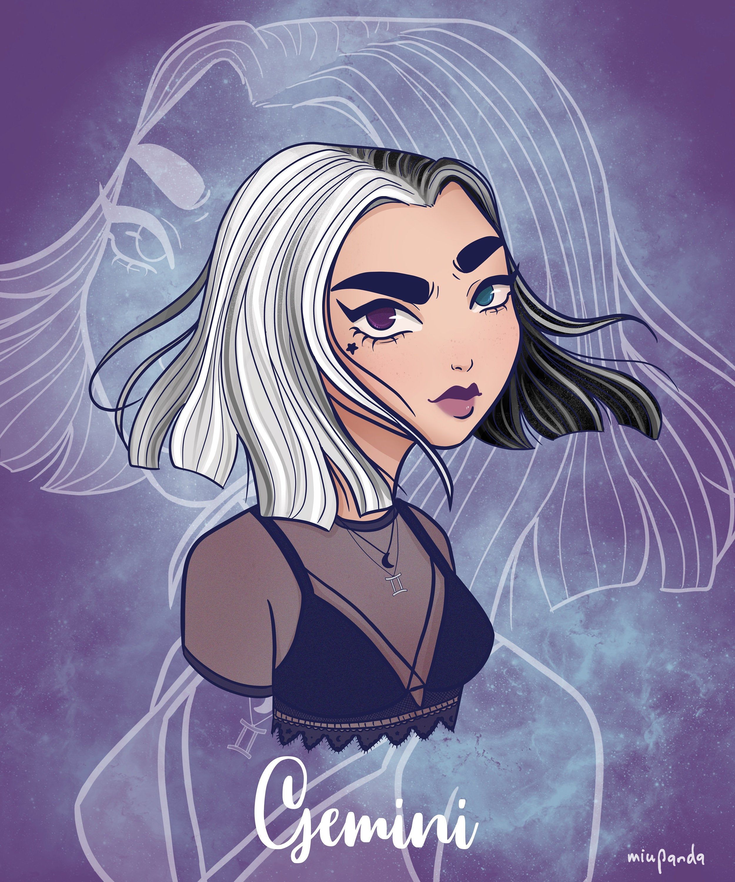 Gemini Girl Wallpapers Wallpaper Cave